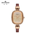 SKYSEED small and simple female watch with diamonds